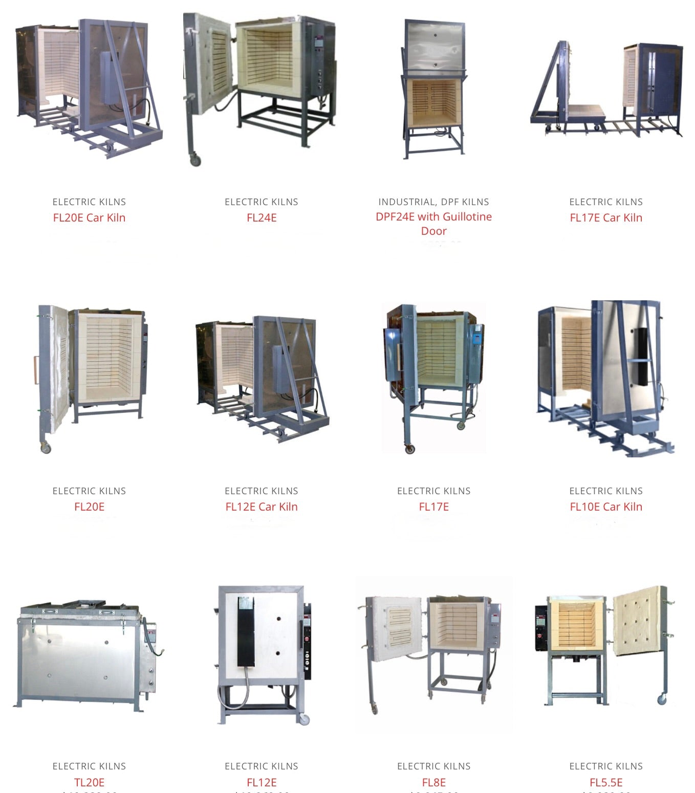 FRONT LOADING KILNS from